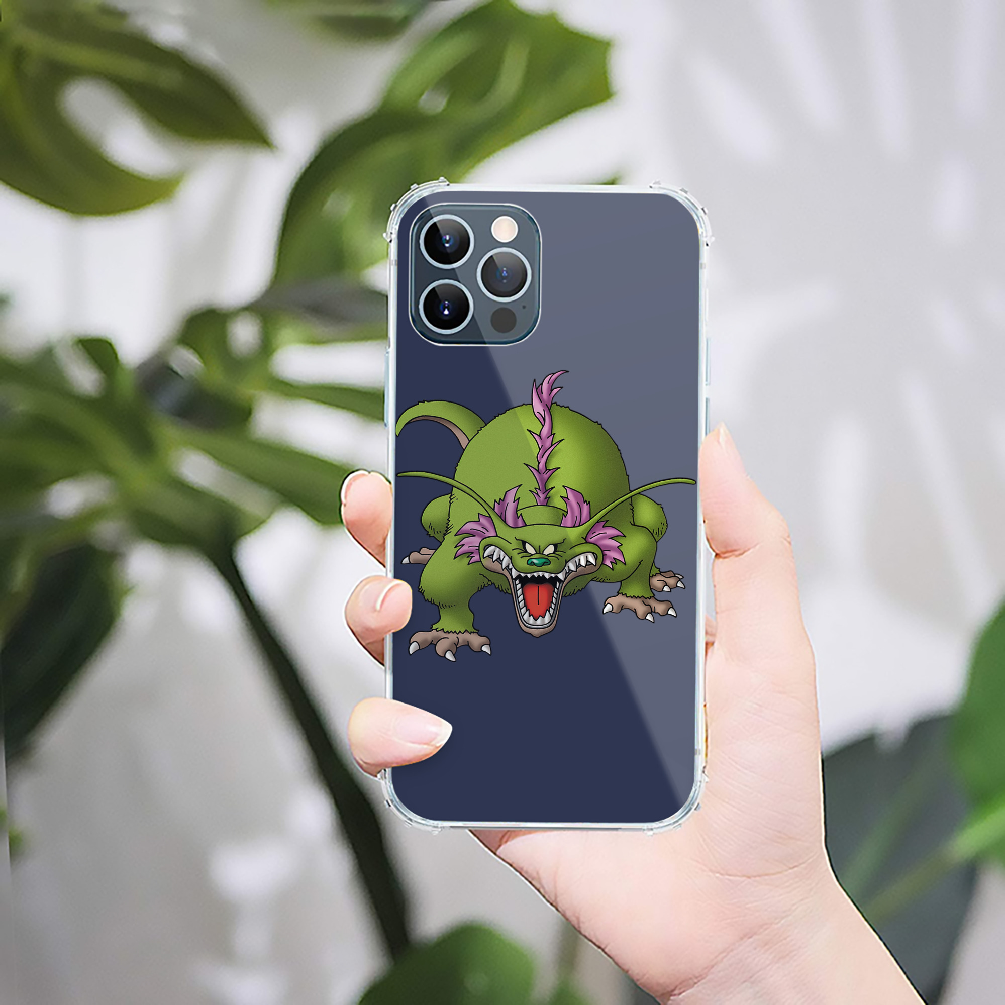 （画像用） ドラゴンクエスト Doragon Kuesuto Dragon Quest 【iPhone 12シリーズ対応】透明スマホケース（クリアソフトケース）